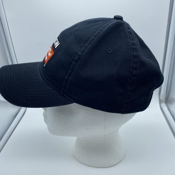Simpson Black Baseball Hat Cap Adjustable Hook Loop Tie Connectors Logo - Picture 5 of 8